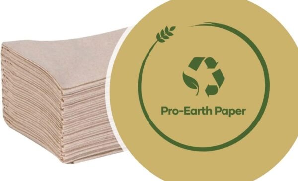 [150-pack] Kraft Unbleached 2-Ply Dinner Napkins | Size: 15" x 17" (Unfolded), 7.5" x 4.25" (Folded) (150)