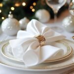 White Cloth Napkins 1-Dozen, Solid Washable Fabric Napkins Set of 12, Perfect for Weddings, Parties, Holiday Dinner (17 x 17-Inch, White)