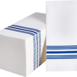 150 PACK Guest Towels Disposable Bathroom, Decorative Bathroom Napkins, Soft, and Absorbent Disposable Paper Hand Towel for Dinners, Kitchen, Parties, Weddings, Christmas Party