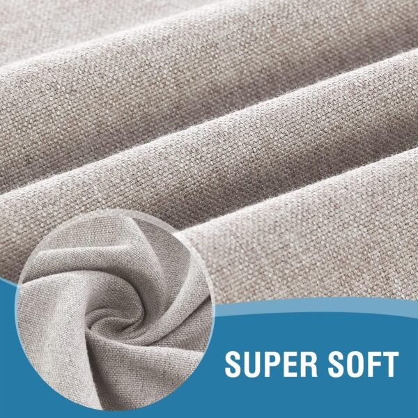 Linen Textured Cloth Napkins Set of 12 (18" X 18") Linen Textured Dinner Napkins Waterproof Extra Soft Thick Durable Reusable Napkins with Hemmed Edges, Heather Sand