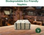 200 Pack Bamboo Napkins | 2-Ply 15.75"x15.75" Inch | Biodegradable Eco Friendly Napkins, Household or Commercial Use | Disposable and Sustainable |