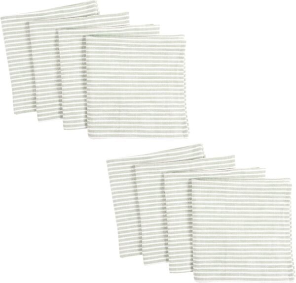 Monaco Relaxed Casual Farmhouse Napkin | 100% Slubbed Cotton, 20x20 Inch Cloth Napkins | for Entertaining and Everyday Use (Ochre, Set of 4)