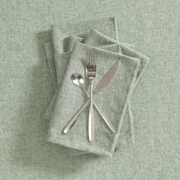 Luxuriously Smooth Fabric Napkins for Formal or Casual Dining, Holiday, Banquet, Wedding or Party, Set of 6 Napkins, Sage